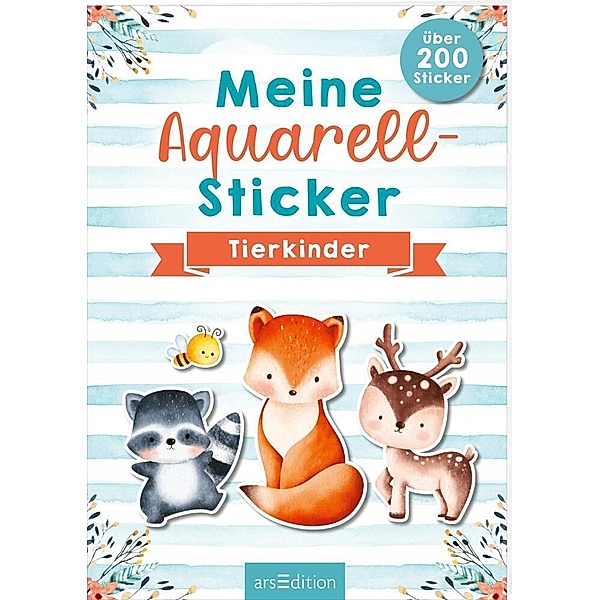Meine Aquarell-Sticker - Tierkinder