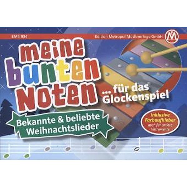 Meine bunten Noten - für das Glockenspiel, Weihnachtslieder