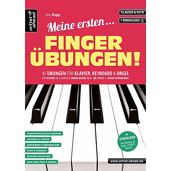 Meine ersten Fingerübungen!, für Klavier/Keyboard/Orgel, Jens Rupp