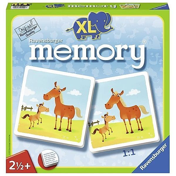 Meine erstes XL memory® Tiere (Kinderspiel)