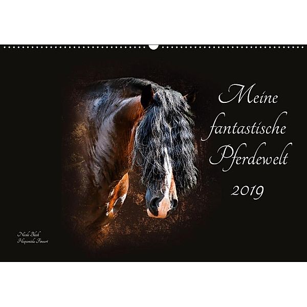 Meine fantastische Pferdewelt (Wandkalender 2019 DIN A2 quer), Nicole Bleck