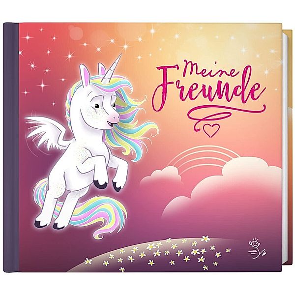 Meine Freunde - Freundebuch (Motiv: fliegendes Einhorn), Kai Renners