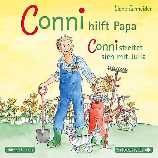 Meine Freundin Conni - ab 3 - Conni hilft Papa / Conni streitet sich mit Julia (Meine Freundin Conni - ab 3),1 Audio-CD, Liane Schneider