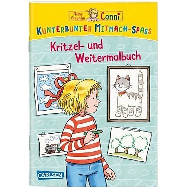 Meine Freundin Conni: Kunterbunter Mitmach-Spaß - Kritzel- und Weitermalbuch, Laura Leintz
