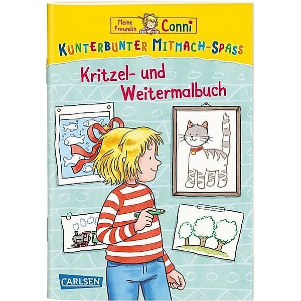 Meine Freundin Conni / Meine Freundin Conni: Kunterbunter Mitmach-Spass - Kritzel- und Weitermalbuch, Laura Leintz