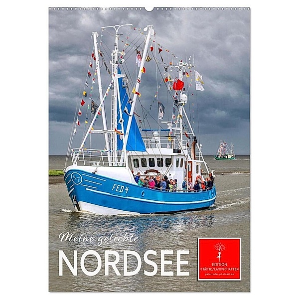 Meine geliebte Nordsee (Wandkalender 2024 DIN A2 hoch), CALVENDO Monatskalender, Peter Roder