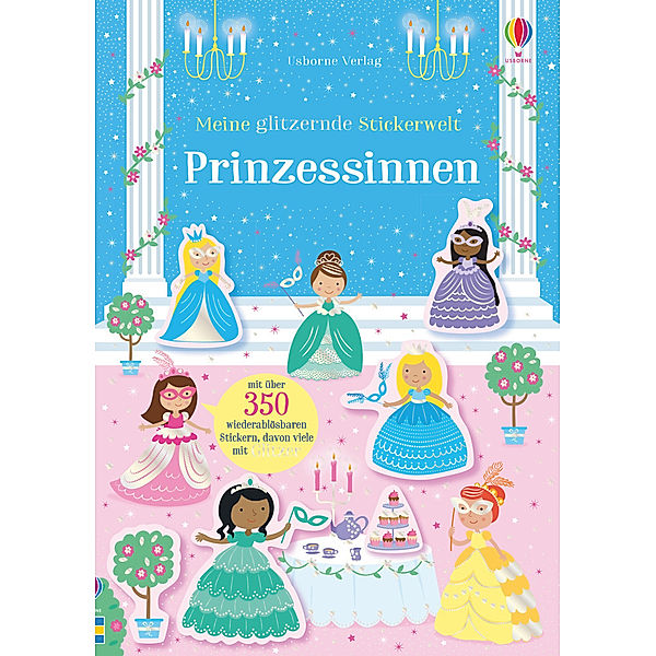 Meine glitzernde Stickerwelt: Prinzessinnen, Kirsteen Robson