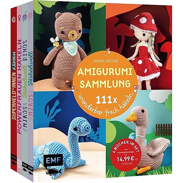 Meine große Amigurumi-Sammlung - 111x wunderbar frech häkeln