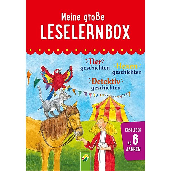 Meine grosse Leselernbox: Tiergeschichten, Hexengeschichten, Detektivgeschichten / Leselernbuch, Carola von Kessel, Anke Breitenborn