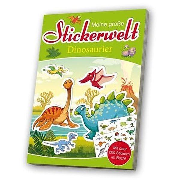 Meine große Stickerwelt - Dinosaurier