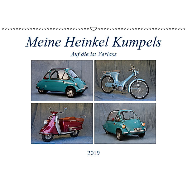 Meine Heinkel Kumpels (Wandkalender 2019 DIN A2 quer), Ingo Laue
