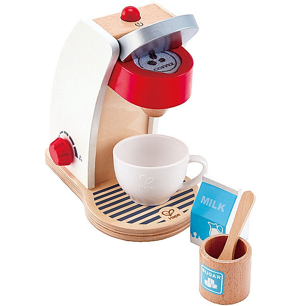 Hape Meine Kaffeemaschine 6-teilig aus Holz