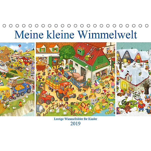 Meine kleine Wimmelwelt (Tischkalender 2019 DIN A5 quer), Marion Krätschmer