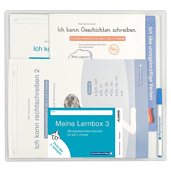 Meine Lernbox 3 - Deutsch - Fit für das 3. Schuljahr, sternchenverlag GmbH, Katrin Langhans