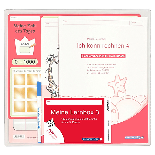 Meine Lernbox 3 - Mathematik - Fit für das 3. Schuljahr, sternchenverlag GmbH, Katrin Langhans