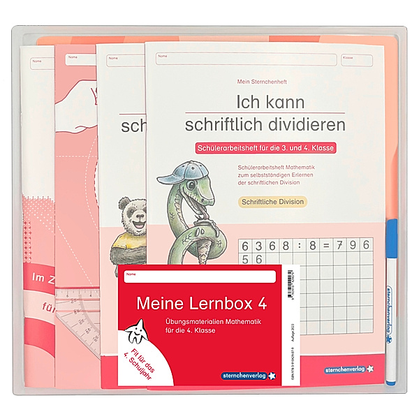 Meine Lernbox 4 - Mathematik - Fit für das 4. Schuljahr, sternchenverlag GmbH, Katrin Langhans