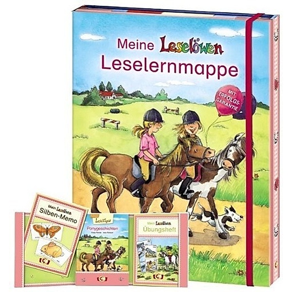 Meine Leselöwen-Leselernmappe (Pony), 3 Bde.