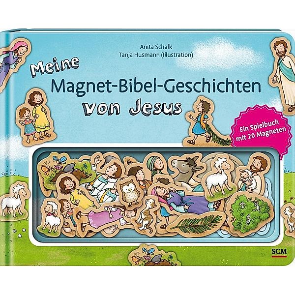 Meine Magnet-Bibel - Geschichten von Jesus, Anita Schalk, Tanja Husmann