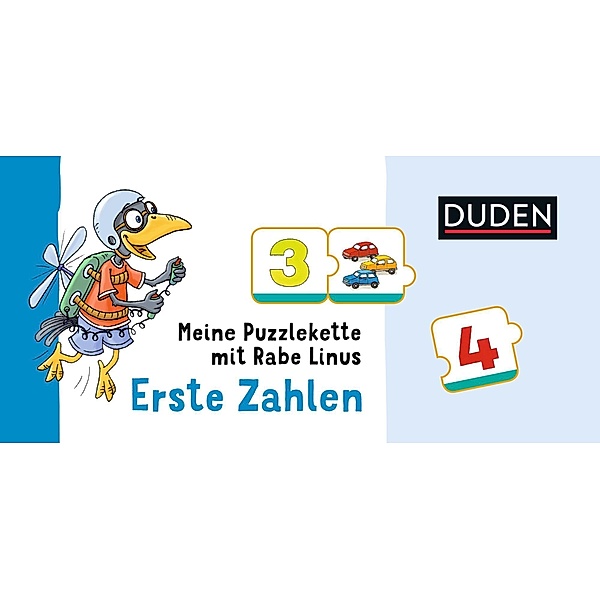 Duden / Bibliographisches Institut, Duden Meine Puzzlekette mit Rabe Linus - Erste Zahlen, Dorothee Raab