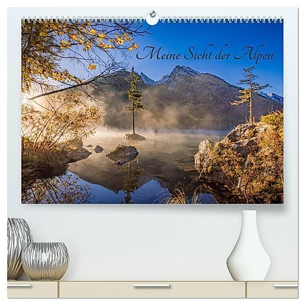 Meine Sicht der Alpen (hochwertiger Premium Wandkalender 2024 DIN A2 quer), Kunstdruck in Hochglanz, Markus van Hauten