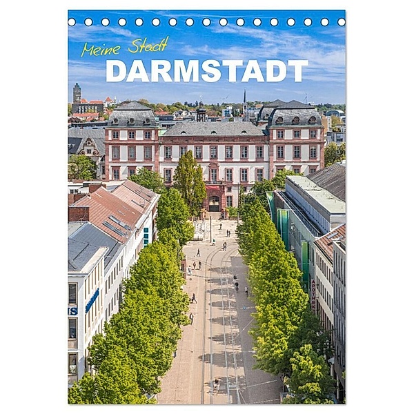 Meine Stadt Darmstadt (Tischkalender 2024 DIN A5 hoch), CALVENDO Monatskalender, Dietmar Scherf