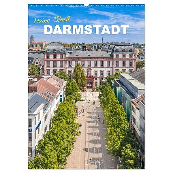 Meine Stadt Darmstadt (Wandkalender 2024 DIN A2 hoch), CALVENDO Monatskalender, Dietmar Scherf