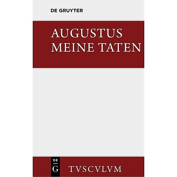 Meine Taten / Res gestae, Augustus