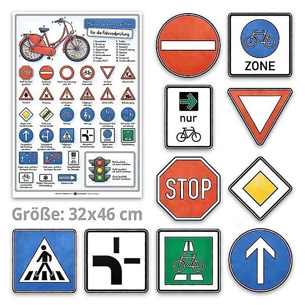 Meine Verkehrszeichen für die Fahrradprüfung- mit den neuen Verkehrszeichen, E&Z-Verlag GmbH