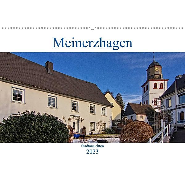 Meinerzhagen, Stadtansichten (Wandkalender 2023 DIN A2 quer), Detlef Thiemann