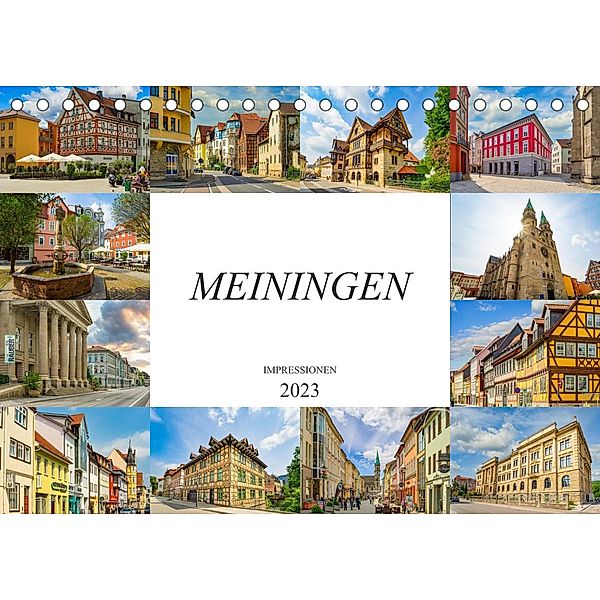 Meiningen Impressionen (Tischkalender 2023 DIN A5 quer), Dirk Meutzner