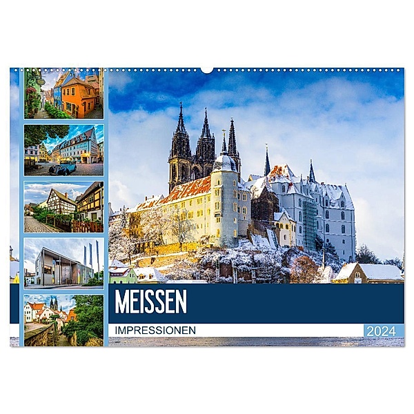 Meissen Impressionen (Wandkalender 2024 DIN A2 quer), CALVENDO Monatskalender, Dirk Meutzner
