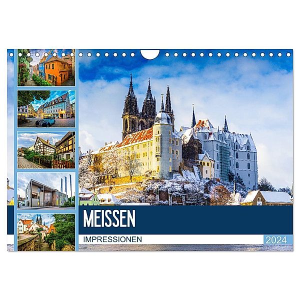 Meissen Impressionen (Wandkalender 2024 DIN A4 quer), CALVENDO Monatskalender, Dirk Meutzner