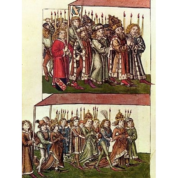Meister der Chronik des Konzils von Konstanz - König Sigismund und Königin Barbara - 500 Teile (Puzzle)