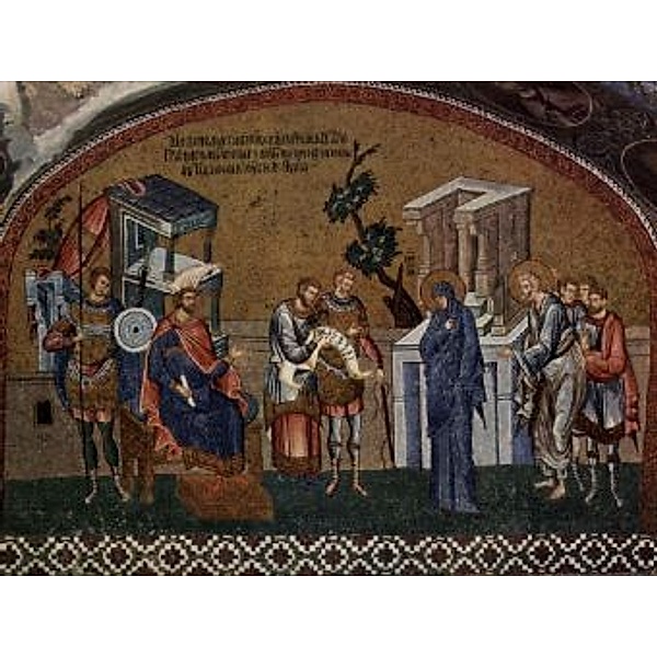 Meister der Kahriye-Cami-Kirche in Istanbul - Volkszählung zur Eintreibung der Steuern vor Zyrenius - 100 Teile (Puzzle)