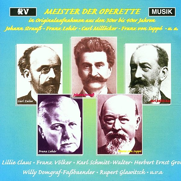 Meister Der Operette, Diverse Interpreten