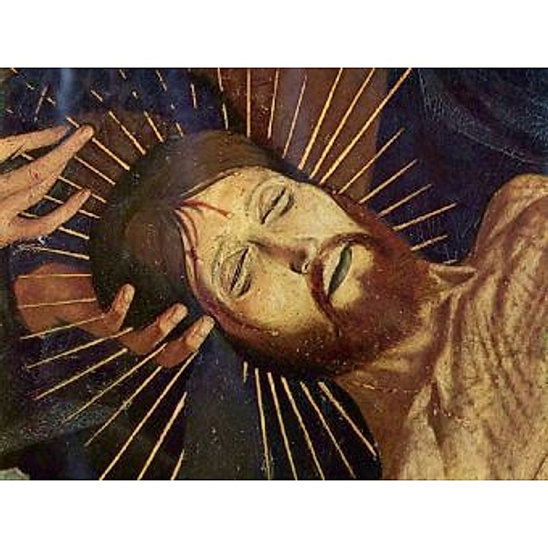 Meister der Pietà von Avignon - Pietà von Villeneuve-les-Avignon, Detail: Christus - 100 Teile (Puzzle)