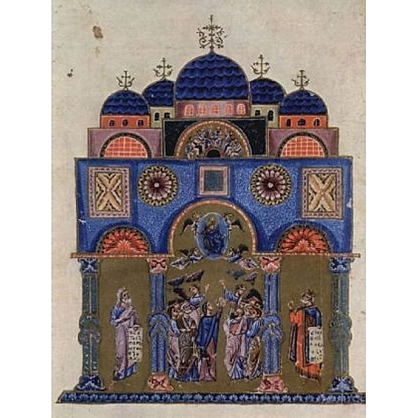 Meister der Predigten des Mönchs Johannes Kokkinobaphos - Christi Himmelfahrt - 1.000 Teile (Puzzle)