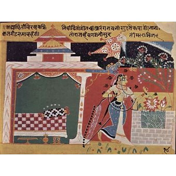 Meister des Chaurapañchâsikâ-Manuskripts - Champavati neben einem Lotusteich - 2.000 Teile (Puzzle)