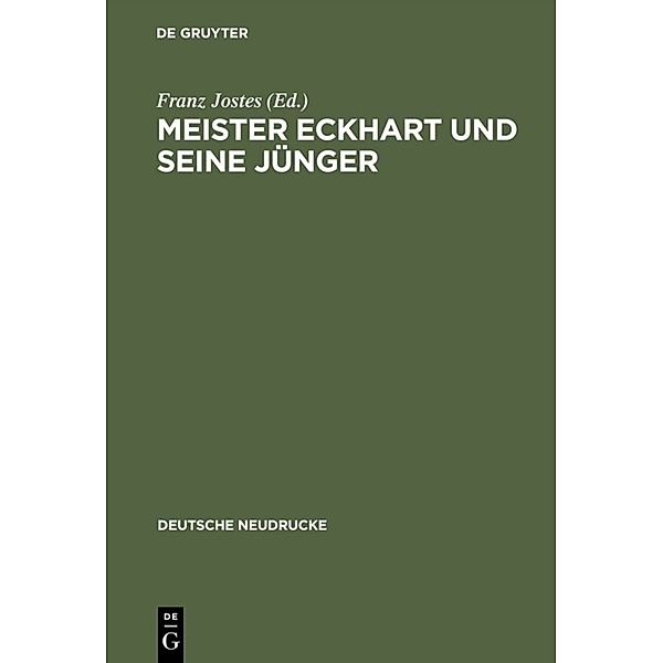 Meister Eckhart und seine Jünger, Meister Eckhart