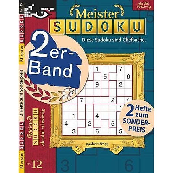Meister-Sudoku 2er-Band, Conceptis Puzzles
