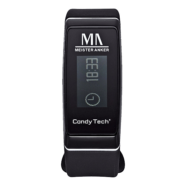 MeisterAnker Smart Fitness Puls Watch 14-21cm Quartz Mineralglas