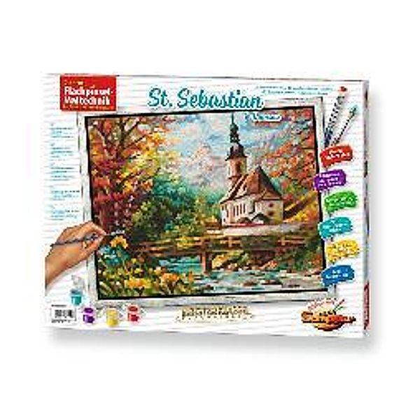 Meisterklasse Premium, Malen nach Zahlen (Mal-Sets): St. Sebastian in der Ramsau