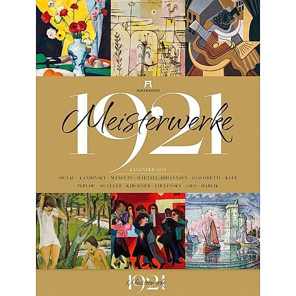 Meisterwerke 1921 - Kunst-Kalender 2021