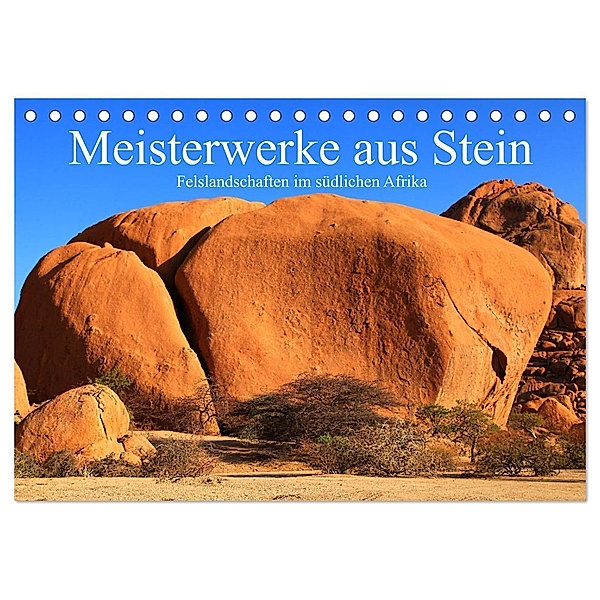 Meisterwerke aus Stein (Tischkalender 2024 DIN A5 quer), CALVENDO Monatskalender, Dr. Werner Altner