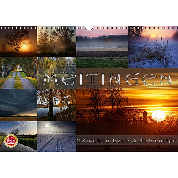 Meitingen - Zwischen Lech und Schmutter (Wandkalender 2019 DIN A3 quer), Martina Cross