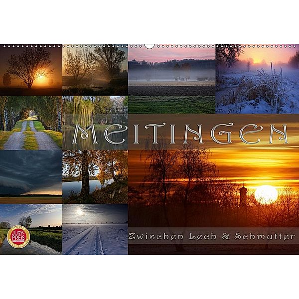 Meitingen - Zwischen Lech und Schmutter (Wandkalender 2020 DIN A2 quer), Martina Cross