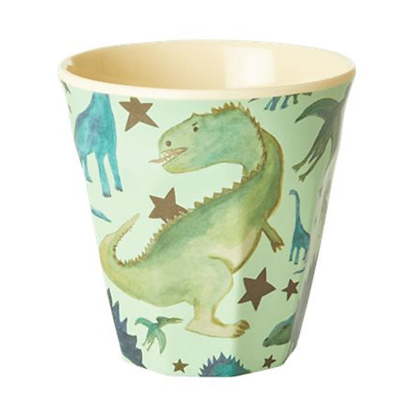 rice Melamin-Becher DINO small in blau