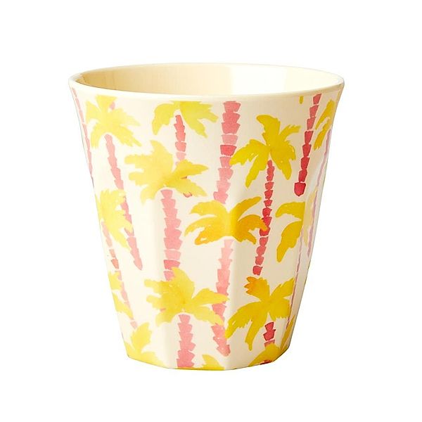 rice Melamin-Becher PALM TREE mittel in beige