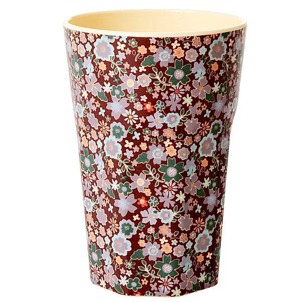 rice Melamin-Becher TALL - FLORAL FALL in bunt