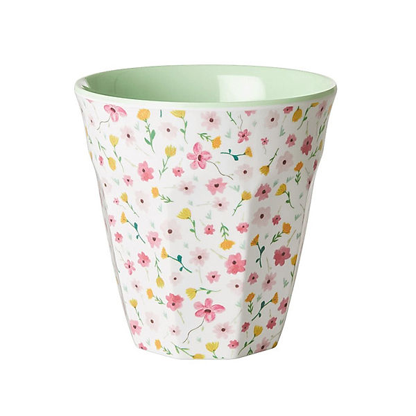 rice Melamin-Becher WHITE EASTER FLOWER medium